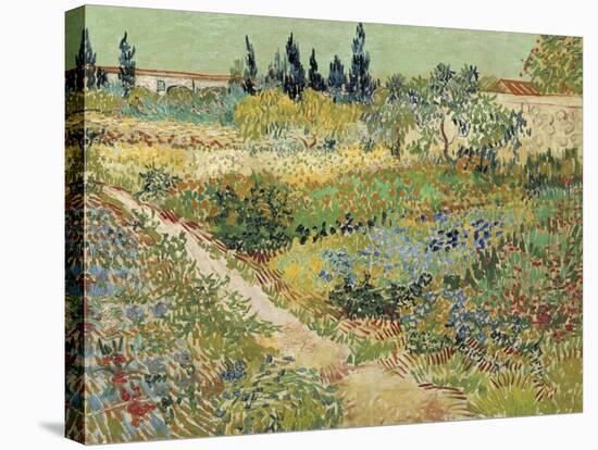 Van Gogh, Bluhender Garten-null-Stretched Canvas