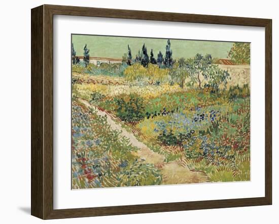 Van Gogh, Bluhender Garten-null-Framed Giclee Print