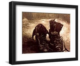 Van Gogh: Boots, 1886-Vincent van Gogh-Framed Premium Giclee Print