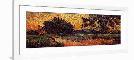 Van Gogh: Castle, 1890-Vincent van Gogh-Framed Giclee Print