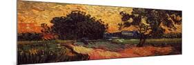 Van Gogh: Castle, 1890-Vincent van Gogh-Mounted Giclee Print
