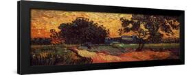 Van Gogh: Castle, 1890-Vincent van Gogh-Framed Premium Giclee Print