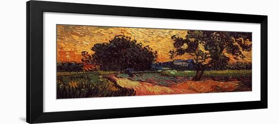 Van Gogh: Castle, 1890-Vincent van Gogh-Framed Giclee Print