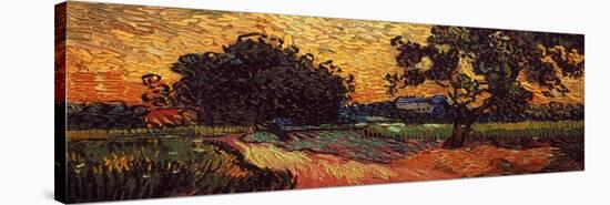 Van Gogh: Castle, 1890-Vincent van Gogh-Stretched Canvas