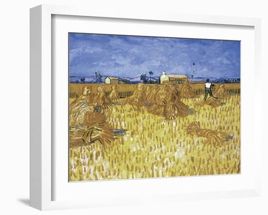 Van Gogh, Cornfield in Provence-null-Framed Giclee Print