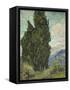 Van Gogh, Cypresses-null-Framed Stretched Canvas