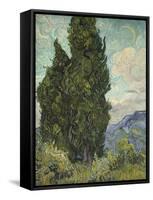 Van Gogh, Cypresses-null-Framed Stretched Canvas