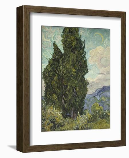 Van Gogh, Cypresses-null-Framed Giclee Print