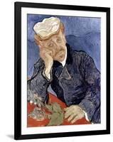 Van Gogh: Dr Gachet-Vincent van Gogh-Framed Giclee Print