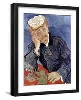 Van Gogh: Dr Gachet-Vincent van Gogh-Framed Giclee Print