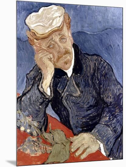 Van Gogh: Dr Gachet-Vincent van Gogh-Mounted Giclee Print