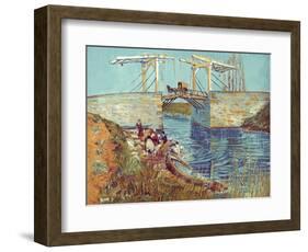 Van Gogh: Drawbridge, 1888-Vincent van Gogh-Framed Giclee Print