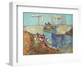 Van Gogh: Drawbridge, 1888-Vincent van Gogh-Framed Giclee Print