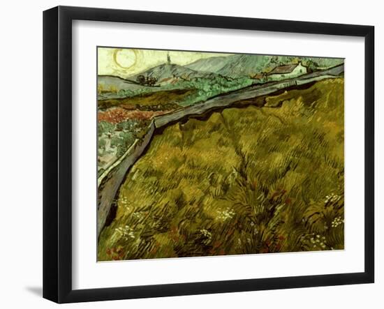 Van Gogh: Field, 1890-Vincent van Gogh-Framed Giclee Print