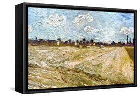 Van Gogh: Fields, 1888-Vincent van Gogh-Framed Stretched Canvas