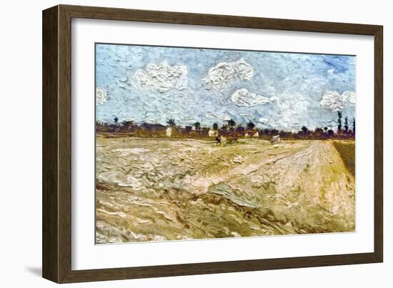 Van Gogh: Fields, 1888-Vincent van Gogh-Framed Giclee Print