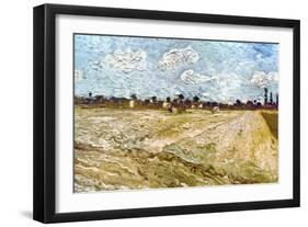 Van Gogh: Fields, 1888-Vincent van Gogh-Framed Giclee Print