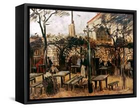 Van Gogh: Guingette, 1886-Vincent van Gogh-Framed Stretched Canvas