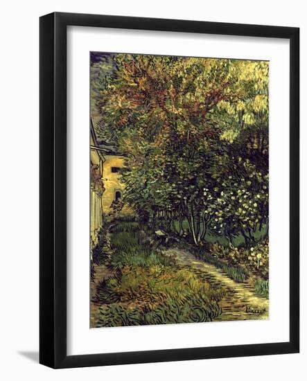 Van Gogh: Hospital, 1889-Vincent van Gogh-Framed Giclee Print