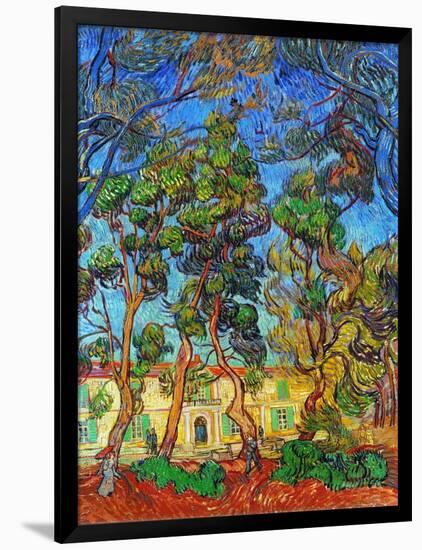 Van Gogh: Hospital, 1889-Vincent van Gogh-Framed Giclee Print