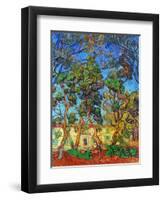 Van Gogh: Hospital, 1889-Vincent van Gogh-Framed Premium Giclee Print