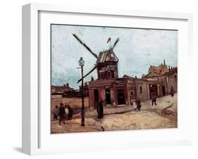 Van Gogh: La Moulin, 1886-Vincent van Gogh-Framed Giclee Print