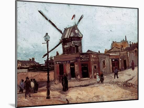Van Gogh: La Moulin, 1886-Vincent van Gogh-Mounted Giclee Print