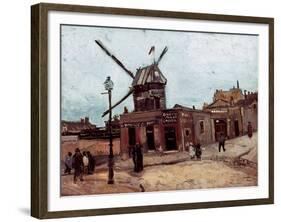 Van Gogh: La Moulin, 1886-Vincent van Gogh-Framed Giclee Print