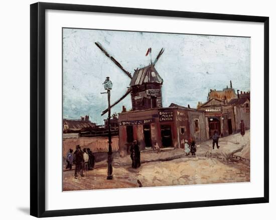 Van Gogh: La Moulin, 1886-Vincent van Gogh-Framed Giclee Print