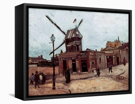 Van Gogh: La Moulin, 1886-Vincent van Gogh-Framed Stretched Canvas