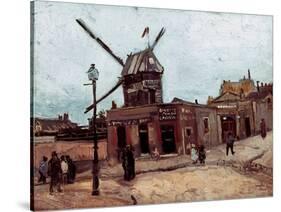 Van Gogh: La Moulin, 1886-Vincent van Gogh-Stretched Canvas