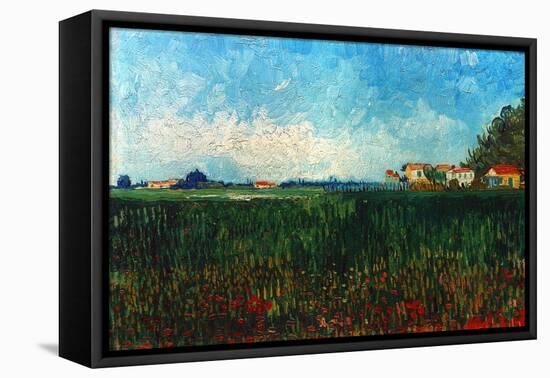 Van Gogh: Landscape, 1888-Vincent van Gogh-Framed Stretched Canvas