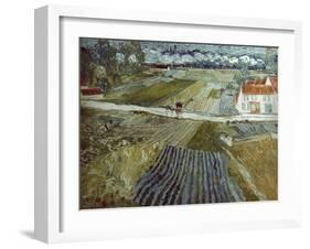 Van Gogh: Landscape, C1888-Vincent van Gogh-Framed Giclee Print