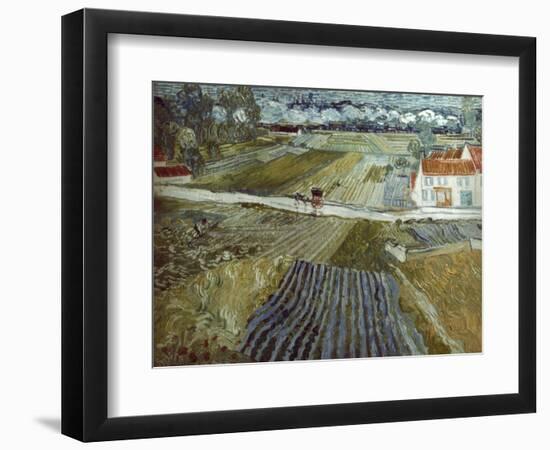 Van Gogh: Landscape, C1888-Vincent van Gogh-Framed Giclee Print