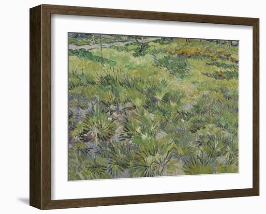 Van Gogh, Long Grass with Butterflies-null-Framed Giclee Print