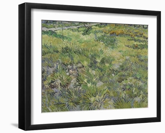 Van Gogh, Long Grass with Butterflies-null-Framed Giclee Print