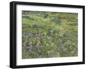 Van Gogh, Long Grass with Butterflies-null-Framed Giclee Print