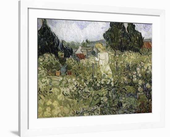 Van Gogh, Marguerite Gachet in the Garden-null-Framed Giclee Print