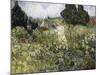 Van Gogh, Marguerite Gachet in the Garden-null-Mounted Giclee Print