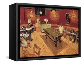 Van Gogh: Night Cafe, 1888-Vincent van Gogh-Framed Stretched Canvas