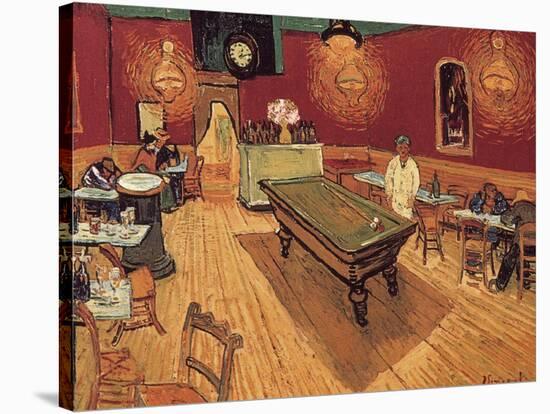 Van Gogh: Night Cafe, 1888-Vincent van Gogh-Stretched Canvas