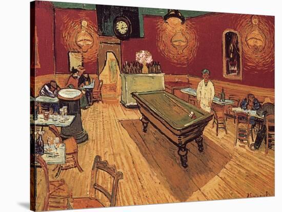 Van Gogh: Night Cafe, 1888-Vincent van Gogh-Stretched Canvas