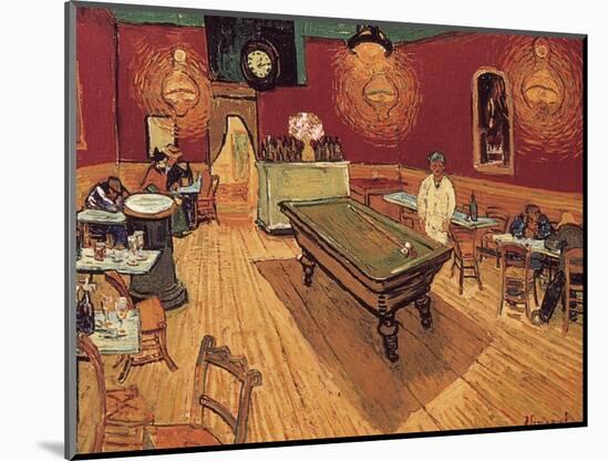 Van Gogh: Night Cafe, 1888-Vincent van Gogh-Mounted Premium Giclee Print