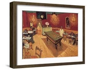 Van Gogh: Night Cafe, 1888-Vincent van Gogh-Framed Giclee Print