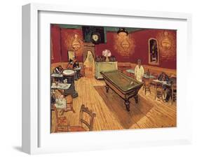 Van Gogh: Night Cafe, 1888-Vincent van Gogh-Framed Giclee Print