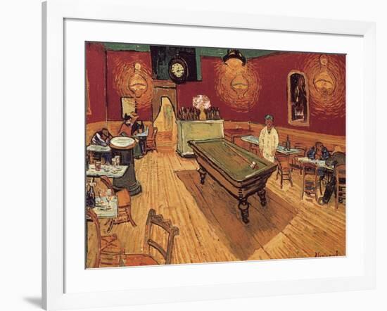 Van Gogh: Night Cafe, 1888-Vincent van Gogh-Framed Giclee Print