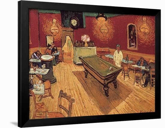 Van Gogh: Night Cafe, 1888-Vincent van Gogh-Framed Giclee Print