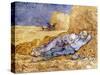Van Gogh: Noon Nap, 1889-90-Vincent van Gogh-Stretched Canvas