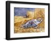 Van Gogh: Noon Nap, 1889-90-Vincent van Gogh-Framed Giclee Print