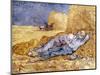 Van Gogh: Noon Nap, 1889-90-Vincent van Gogh-Mounted Giclee Print